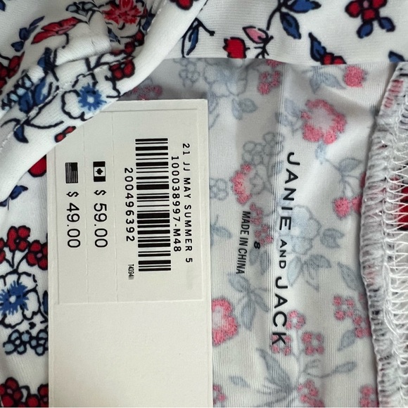 NWT Janie and Jack two piece swimsuit girl size 8 - Picture 4 of 4